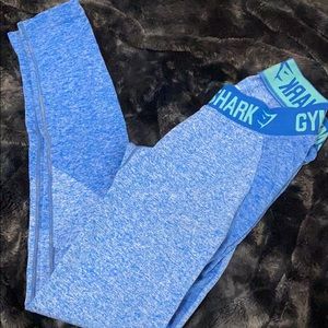 Blue gymshark flex leggings